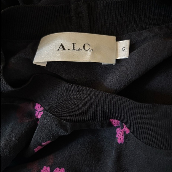 A.L.C. Liza silk floral mini dress size 6 - Picture 9 of 10
